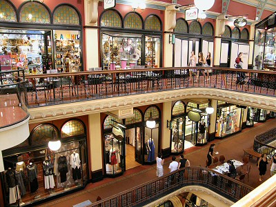 Queen Victoria Building Inside