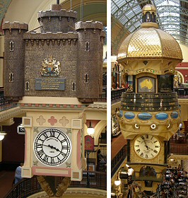 Queen Victoria Building Clocks